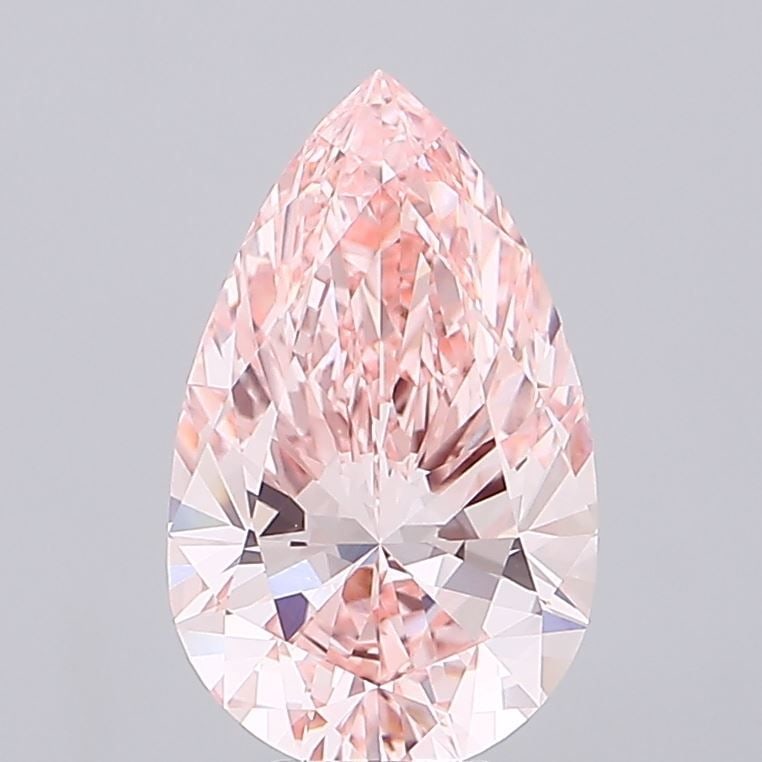 Loose Diamond - PEAR 6.58ct Fancy Vivid Pink VVS2: Loose Diamond - PEAR 6.58ct Fancy Vivid Pink VVS2 Source: This is a real non-mined Diamond that has been grown in a lab Shape: PEAR Carats: 6.58 Color: Fancy Vivid Pink Certification: IGI Video: