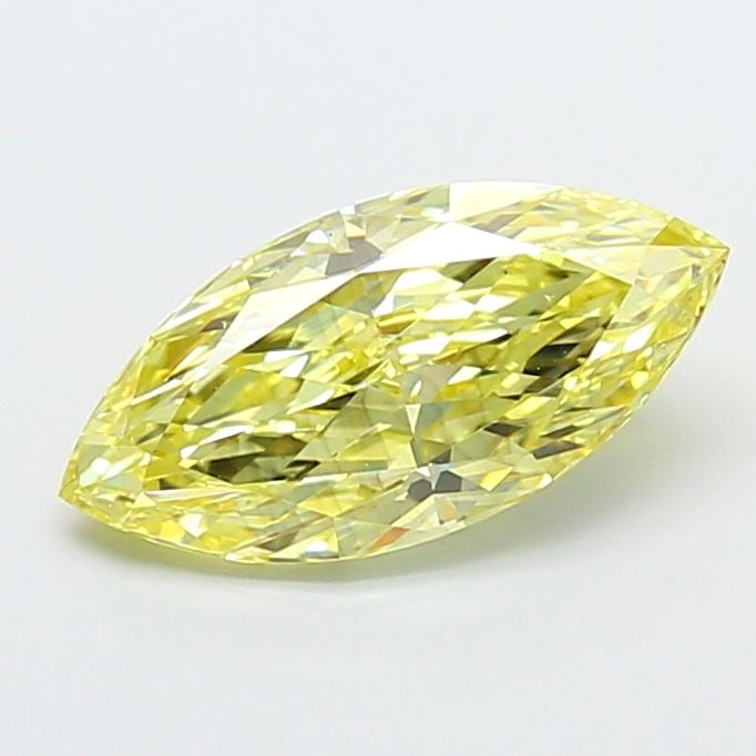 Loose Diamond - MARQUISE 2.0ct Fancy Intense Yellow VS2: Loose Diamond - MARQUISE 2.0ct Fancy Intense Yellow VS2 Source: This is a real non-mined Diamond that has been grown in a lab Shape: MARQUISE Carats: 2.0 Color: Fancy Intense Yellow Certification: IGI