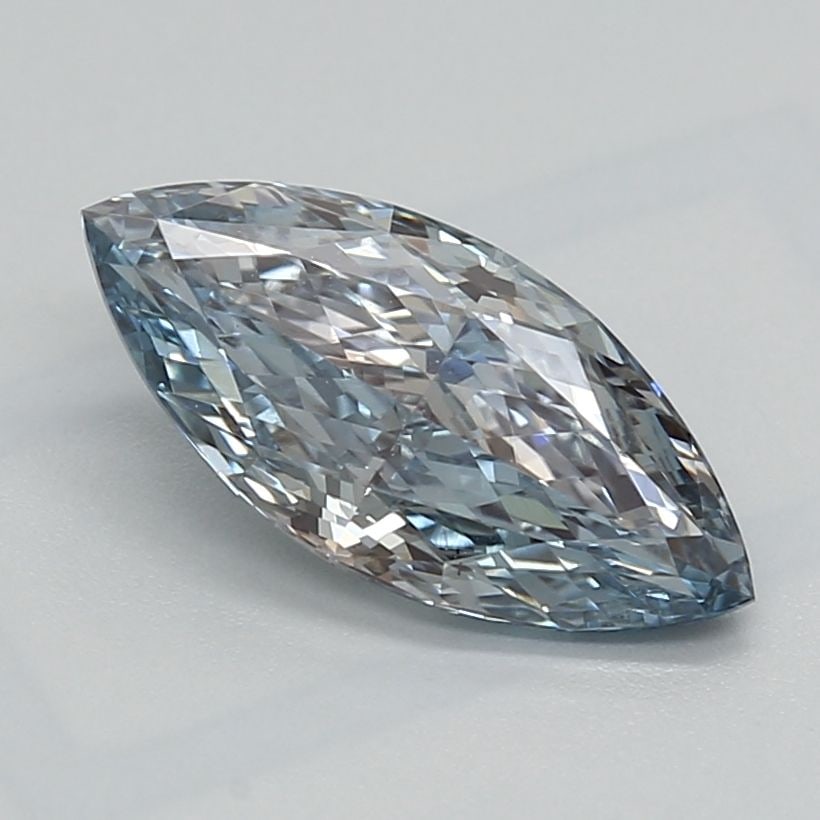 Loose Diamond - MARQUISE 1.02ct Fancy Vivid Blue VS1: Loose Diamond - MARQUISE 1.02ct Fancy Vivid Blue VS1 Source: This is a real non-mined Diamond that has been grown in a lab Shape: MARQUISE Carats: 1.02 Color: Fancy Vivid Blue Certification: NONE Vide