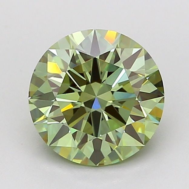 Ideal Loose Diamond - ROUND 1.53ct Fancy Vivid Green VVS2: Ideal Loose Diamond - ROUND 1.53ct Fancy Vivid Green VVS2 Source: This is a real non-mined Diamond that has been grown in a lab Shape: ROUND Carats: 1.53 Color: Fancy Vivid Green Certification: IGI Vi