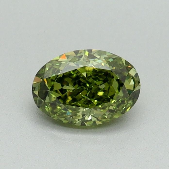 Loose Diamond - OVAL 0.51ct Fancy Vivid Green VS1: Loose Diamond - OVAL 0.51ct Fancy Vivid Green VS1 Source: This is a real non-mined Diamond that has been grown in a lab Shape: OVAL Carats: 0.51 Color: Fancy Vivid Green Certification: IGI Video: