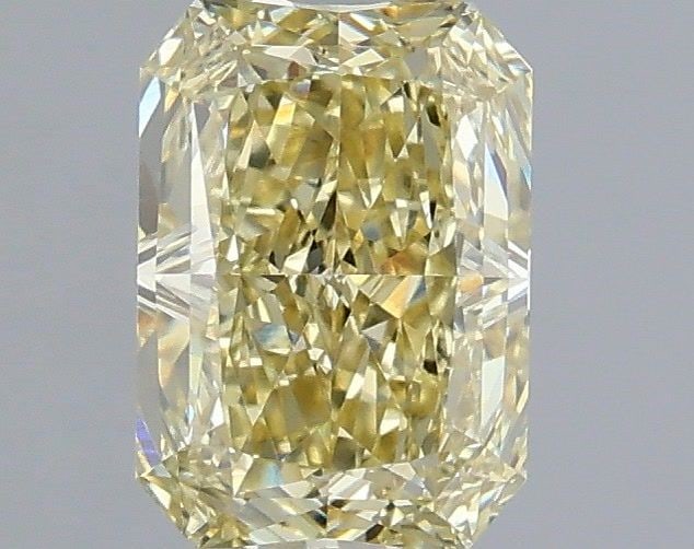 Loose Diamond - RADIANT 1.09ct Fancy Yellow VVS2: Loose Diamond - RADIANT 1.09ct Fancy Yellow VVS2 Source: This is a real non-mined Diamond that has been grown in a lab Shape: RADIANT Carats: 1.09 Color: Fancy Yellow Certification: IGI Video:
