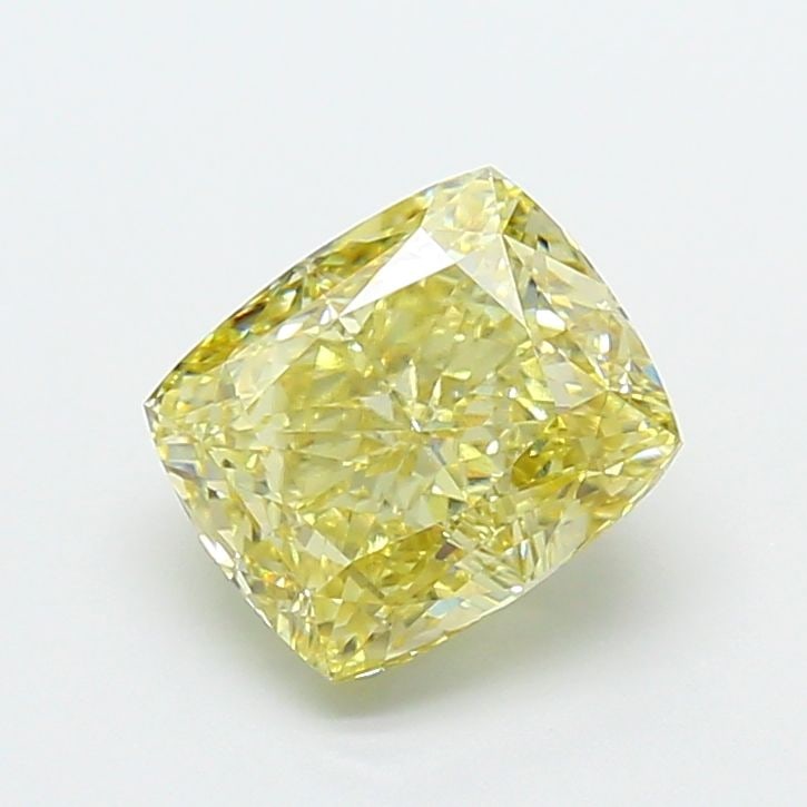 Loose Diamond - CUSHION MODIFIED 3.03ct Fancy Yellow VS1: Loose Diamond - CUSHION MODIFIED 3.03ct Fancy Yellow VS1 Source: This is a real non-mined Diamond that has been grown in a lab Shape: CUSHION MODIFIED Carats: 3.03 Color: Fancy Yellow Certification: I