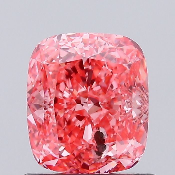 Loose Diamond - CUSHION BRILLIANT 1.13ct Fancy Vivid Pink SI2: Loose Diamond - CUSHION BRILLIANT 1.13ct Fancy Vivid Pink SI2 Source: This is a real non-mined Diamond that has been grown in a lab Shape: CUSHION BRILLIANT Carats: 1.13 Color: Fancy Vivid Pink Certif