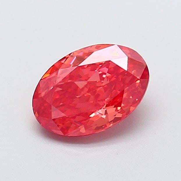Loose Diamond - OVAL 1.02ct Fancy Vivid Pinkish Orange VVS2: Loose Diamond - OVAL 1.02ct Fancy Vivid Pinkish Orange VVS2 Source: This is a real non-mined Diamond that has been grown in a lab Shape: OVAL Carats: 1.02 Color: Fancy Vivid Pinkish Orange Certificati