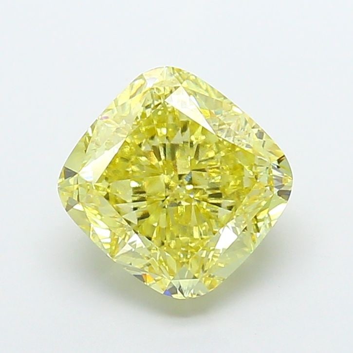 Loose Diamond - CUSHION MODIFIED 6.05ct Fancy Intense Yellow VS2: Loose Diamond - CUSHION MODIFIED 6.05ct Fancy Intense Yellow VS2 Source: This is a real non-mined Diamond that has been grown in a lab Shape: CUSHION MODIFIED Carats: 6.05 Color: Fancy Intense Yellow 