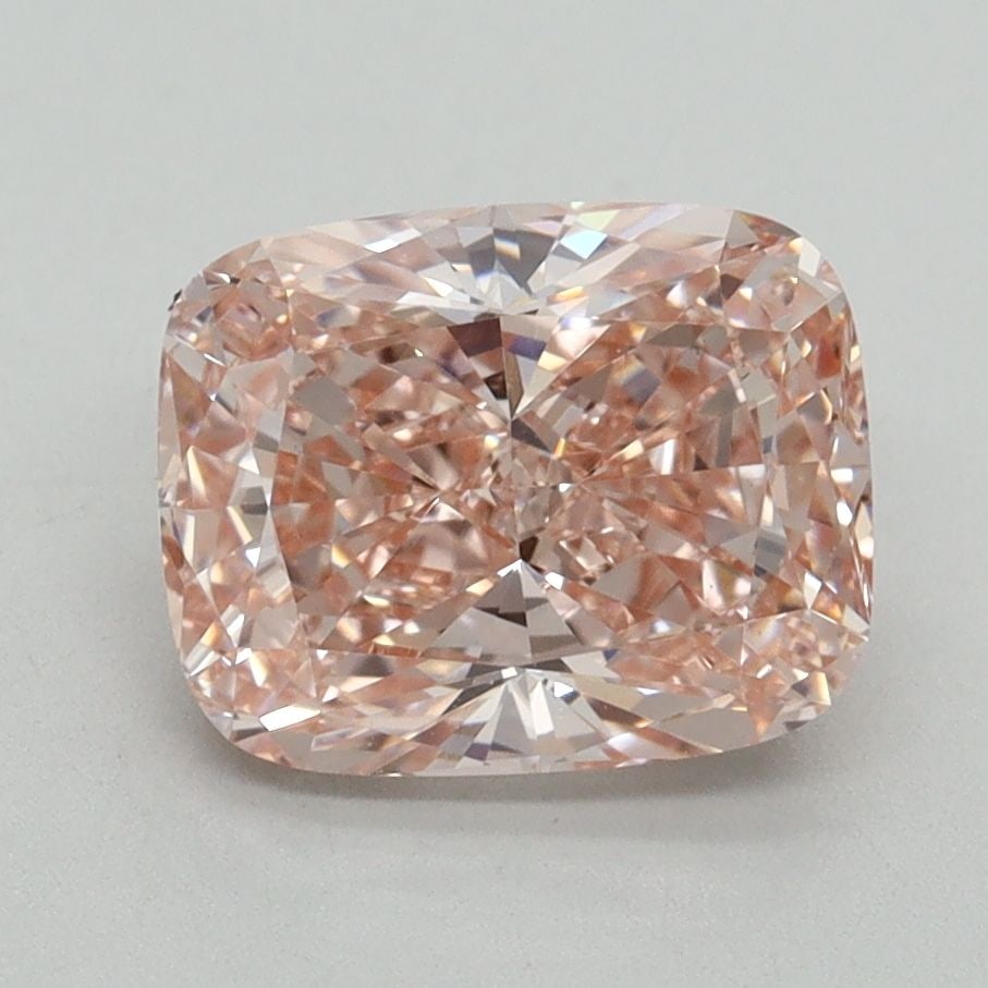 Loose Diamond - CUSHION BRILLIANT 2.2ct Fancy Vivid Pink VS1: Loose Diamond - CUSHION BRILLIANT 2.2ct Fancy Vivid Pink VS1 Source: This is a real non-mined Diamond that has been grown in a lab Shape: CUSHION BRILLIANT Carats: 2.2 Color: Fancy Vivid Pink Certific