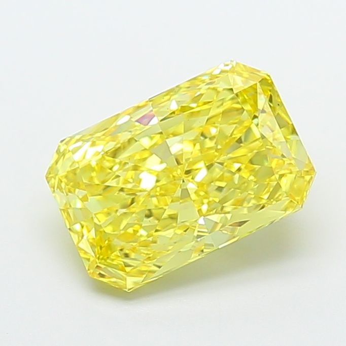 Loose Diamond - RADIANT 4.04ct Fancy Vivid Yellow VS1: Loose Diamond - RADIANT 4.04ct Fancy Vivid Yellow VS1 Source: This is a real non-mined Diamond that has been grown in a lab Shape: RADIANT Carats: 4.04 Color: Fancy Vivid Yellow Certification: IGI Vid