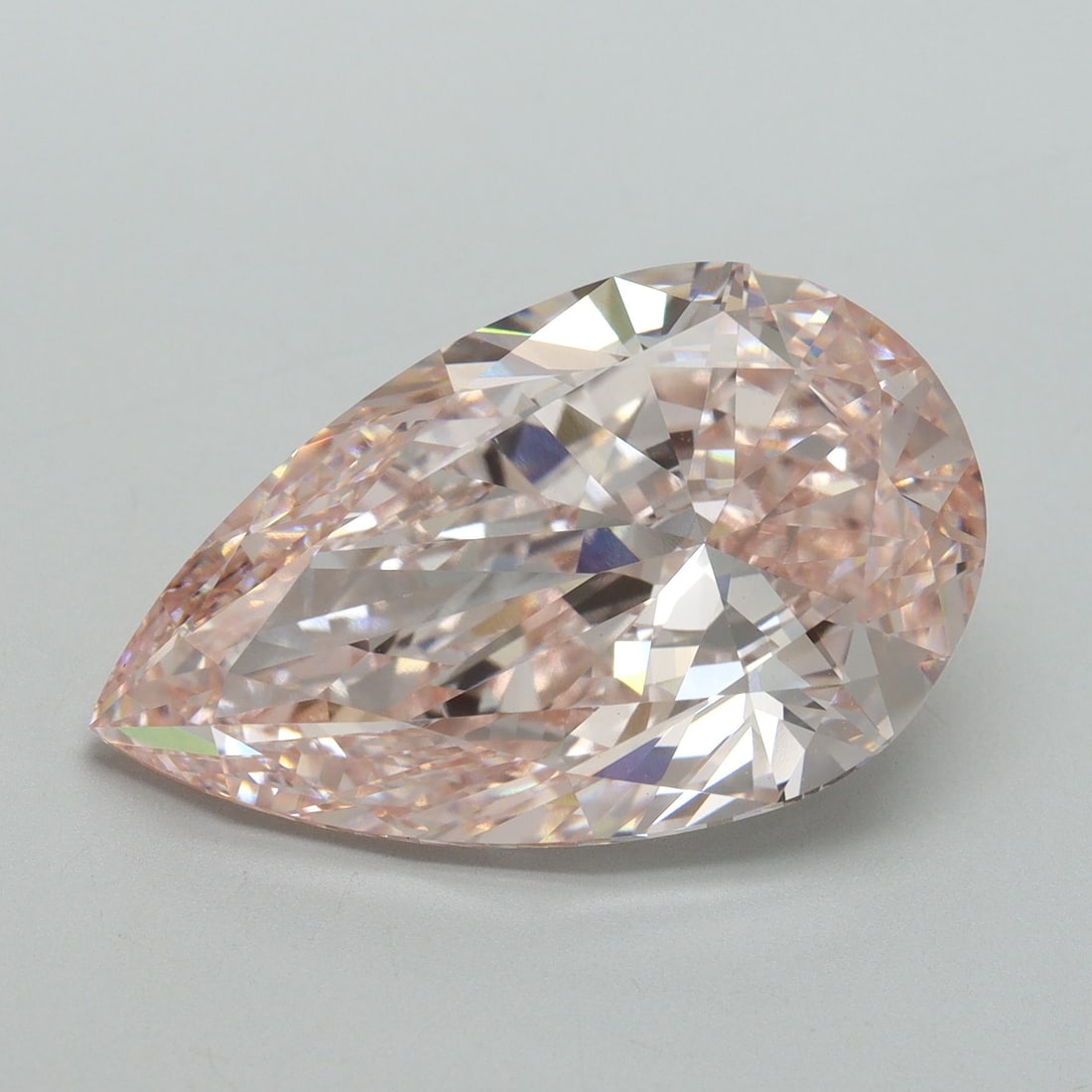 Loose Diamond - PEAR 10.52ct Fancy Pink VS1: Loose Diamond - PEAR 10.52ct Fancy Pink VS1 Source: This is a real non-mined Diamond that has been grown in a lab Shape: PEAR Carats: 10.52 Color: Fancy Pink Certification: IGI Video: