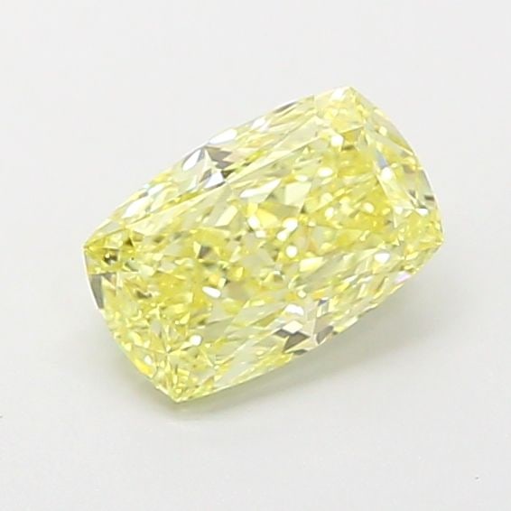 Loose Diamond - CUSHION MODIFIED 1.03ct Fancy Intense Yellow VS1: Loose Diamond - CUSHION MODIFIED 1.03ct Fancy Intense Yellow VS1 Source: This is a real non-mined Diamond that has been grown in a lab Shape: CUSHION MODIFIED Carats: 1.03 Color: Fancy Intense Yellow 