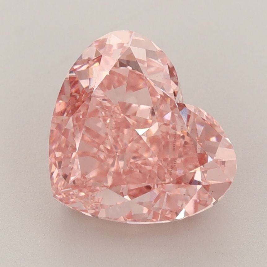 Loose Diamond - HEART 3.11ct Fancy Vivid Pink VS1: Loose Diamond - HEART 3.11ct Fancy Vivid Pink VS1 Source: This is a real non-mined Diamond that has been grown in a lab Shape: HEART Carats: 3.11 Color: Fancy Vivid Pink Certification: IGI Video: