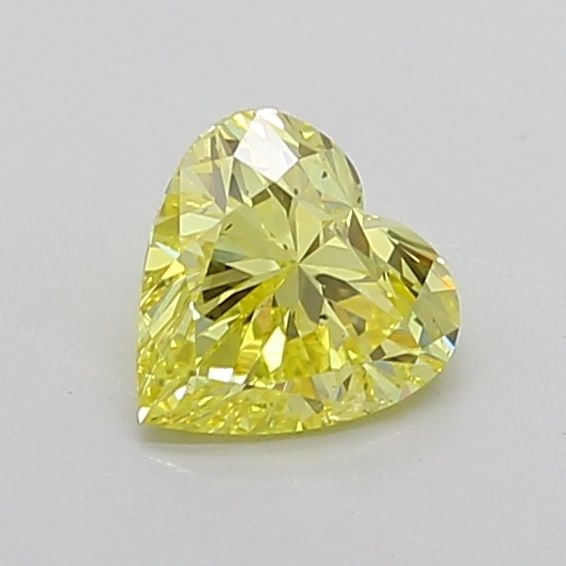 Loose Diamond - HEART 1.02ct Fancy Intense Yellow SI1: Loose Diamond - HEART 1.02ct Fancy Intense Yellow SI1 Source: This is a real non-mined Diamond that has been grown in a lab Shape: HEART Carats: 1.02 Color: Fancy Intense Yellow Certification: IGI Vid