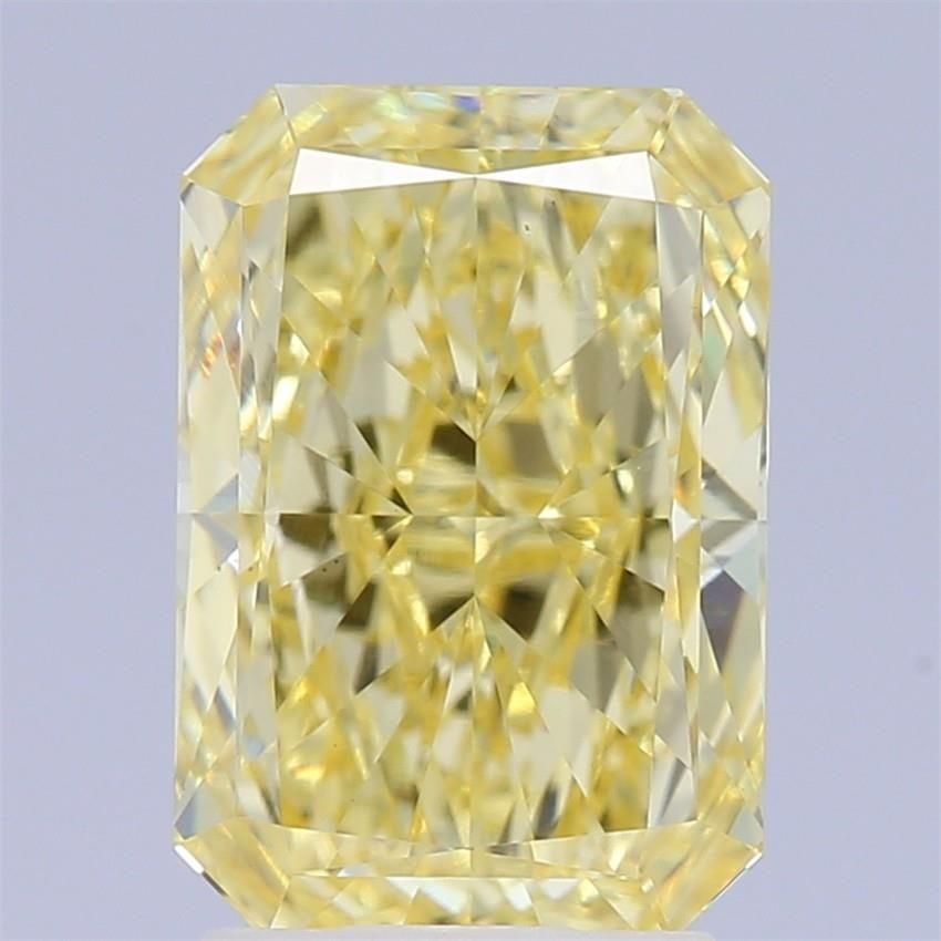 Loose Diamond - RADIANT 2.72ct Fancy Intense Yellow VS1: Loose Diamond - RADIANT 2.72ct Fancy Intense Yellow VS1 Source: This is a real non-mined Diamond that has been grown in a lab Shape: RADIANT Carats: 2.72 Color: Fancy Intense Yellow Certification: IGI