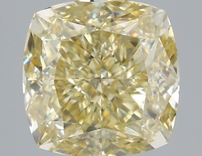 Loose Diamond - CUSHION MODIFIED 3.07ct Fancy Yellow VVS2: Loose Diamond - CUSHION MODIFIED 3.07ct Fancy Yellow VVS2 Source: This is a real non-mined Diamond that has been grown in a lab Shape: CUSHION MODIFIED Carats: 3.07 Color: Fancy Yellow Certification: 