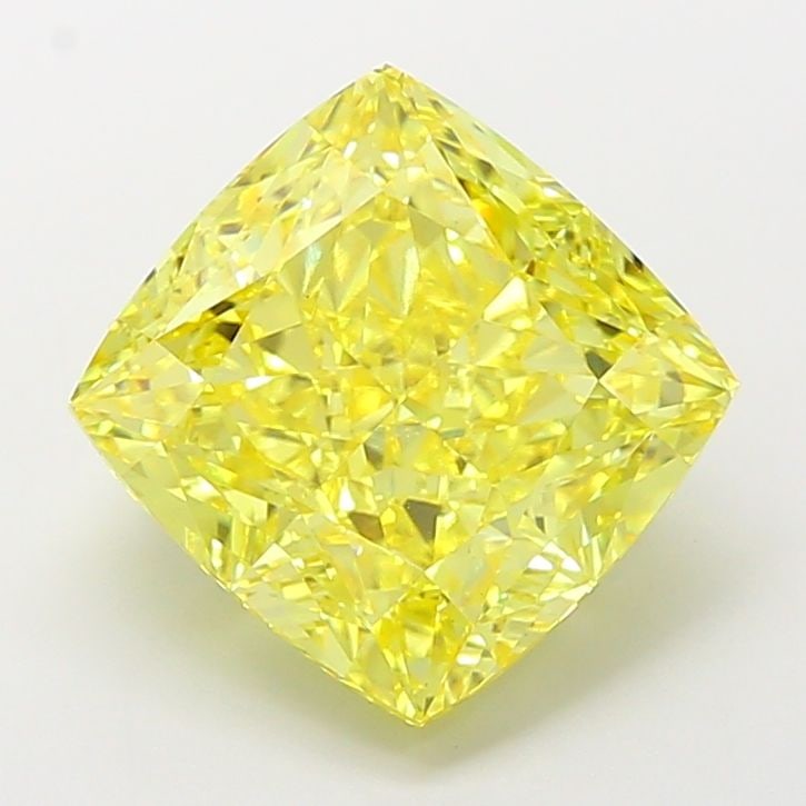 Loose Diamond - CUSHION MODIFIED 7.53ct Fancy Vivid Yellow VS1: Loose Diamond - CUSHION MODIFIED 7.53ct Fancy Vivid Yellow VS1 Source: This is a real non-mined Diamond that has been grown in a lab Shape: CUSHION MODIFIED Carats: 7.53 Color: Fancy Vivid Yellow Cert