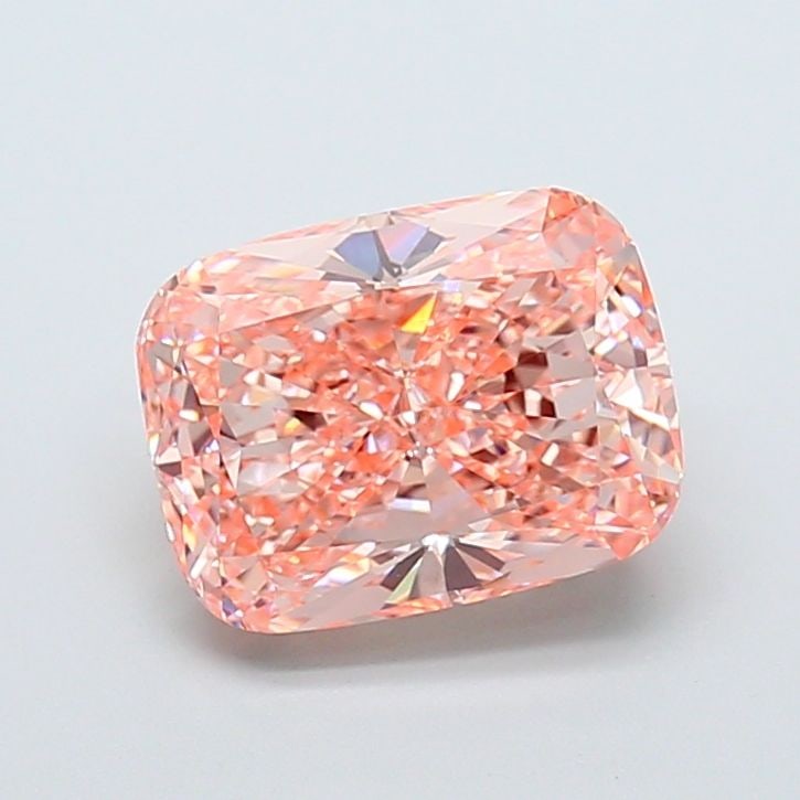 Loose Diamond - CUSHION MODIFIED 4.31ct Fancy Intense Pink VS1: Loose Diamond - CUSHION MODIFIED 4.31ct Fancy Intense Pink VS1 Source: This is a real non-mined Diamond that has been grown in a lab Shape: CUSHION MODIFIED Carats: 4.31 Color: Fancy Intense Pink Cert