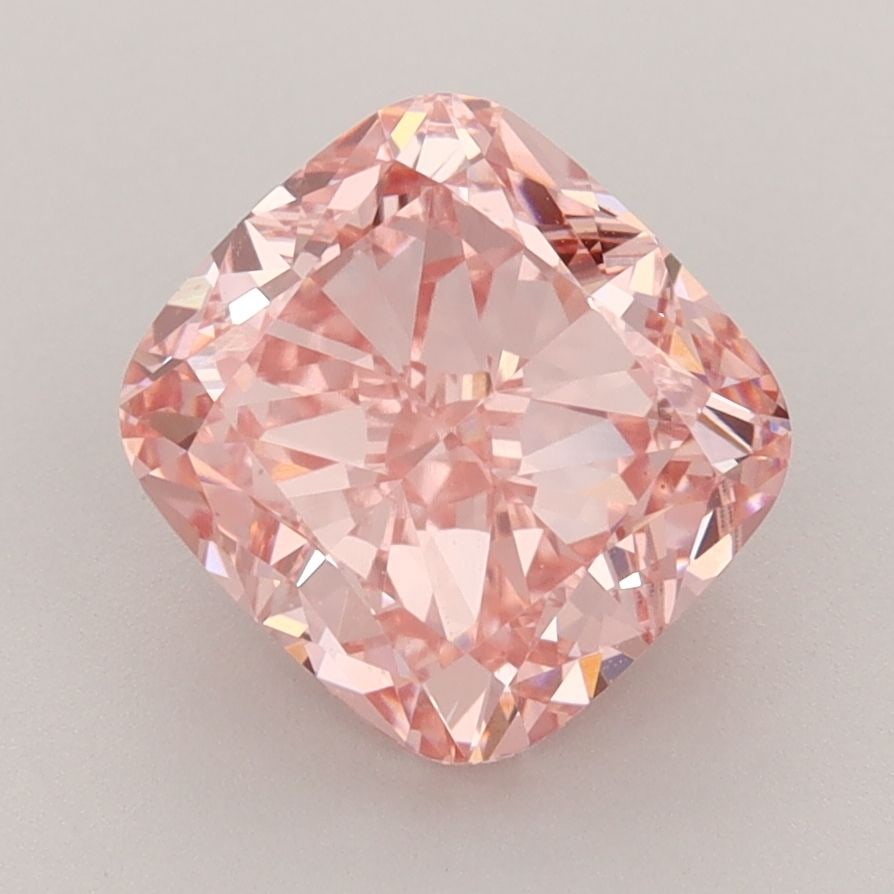 Loose Diamond - CUSHION BRILLIANT 3.31ct Fancy Vivid Pink VS1: Loose Diamond - CUSHION BRILLIANT 3.31ct Fancy Vivid Pink VS1 Source: This is a real non-mined Diamond that has been grown in a lab Shape: CUSHION BRILLIANT Carats: 3.31 Color: Fancy Vivid Pink Certif