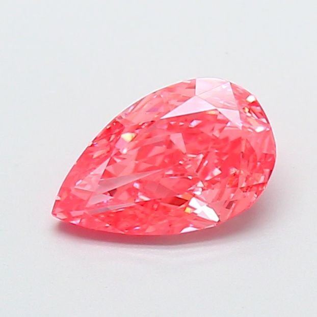Loose Diamond - PEAR 1.08ct Fancy Vivid Pink VS1: Loose Diamond - PEAR 1.08ct Fancy Vivid Pink VS1 Source: This is a real non-mined Diamond that has been grown in a lab Shape: PEAR Carats: 1.08 Color: Fancy Vivid Pink Certification: IGI Video: