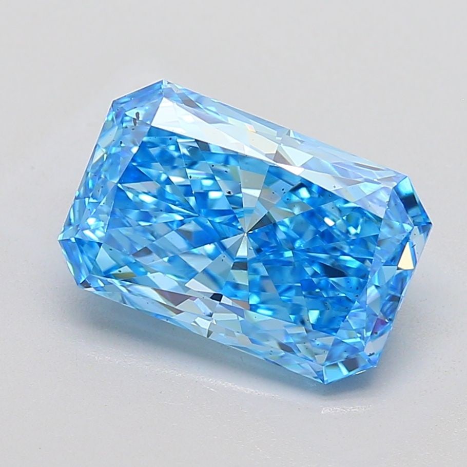 Loose Diamond - RADIANT 3.01ct Fancy Vivid Blue VS2 (1 of 1)