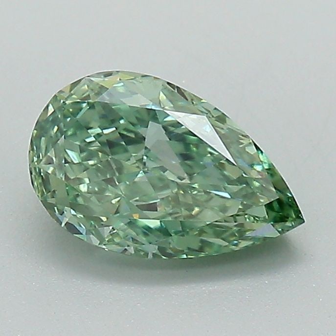 Loose Diamond - PEAR 1.01ct Fancy Vivid Green VS1: Loose Diamond - PEAR 1.01ct Fancy Vivid Green VS1 Source: This is a real non-mined Diamond that has been grown in a lab Shape: PEAR Carats: 1.01 Color: Fancy Vivid Green Certification: IGI Video: