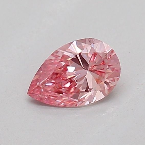 Loose Diamond - PEAR 0.21ct Fancy Vivid Pink VS2: Loose Diamond - PEAR 0.21ct Fancy Vivid Pink VS2 Source: This is a real non-mined Diamond that has been grown in a lab Shape: PEAR Carats: 0.21 Color: Fancy Vivid Pink Certification: IGI The Diamond D