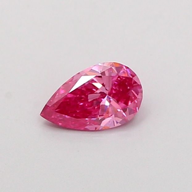 Loose Diamond - PEAR 0.41ct Fancy Vivid Pink VS1: Loose Diamond - PEAR 0.41ct Fancy Vivid Pink VS1 Source: This is a real non-mined Diamond that has been grown in a lab Shape: PEAR Carats: 0.41 Color: Fancy Vivid Pink Certification: IGI Video: