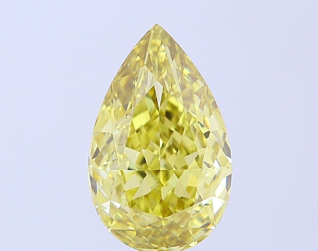 Loose Diamond - PEAR 4.05ct Fancy Intense Yellow VS1: Loose Diamond - PEAR 4.05ct Fancy Intense Yellow VS1 Source: This is a real non-mined Diamond that has been grown in a lab Shape: PEAR Carats: 4.05 Color: Fancy Intense Yellow Certification: IGI Video