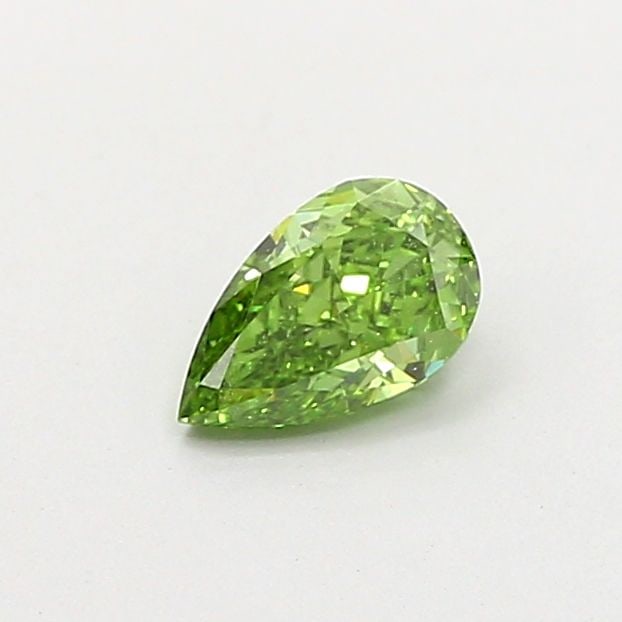 Loose Diamond - PEAR 0.45ct Fancy Vivid Green VS1: Loose Diamond - PEAR 0.45ct Fancy Vivid Green VS1 Source: This is a real non-mined Diamond that has been grown in a lab Shape: PEAR Carats: 0.45 Color: Fancy Vivid Green Certification: NONE Video: