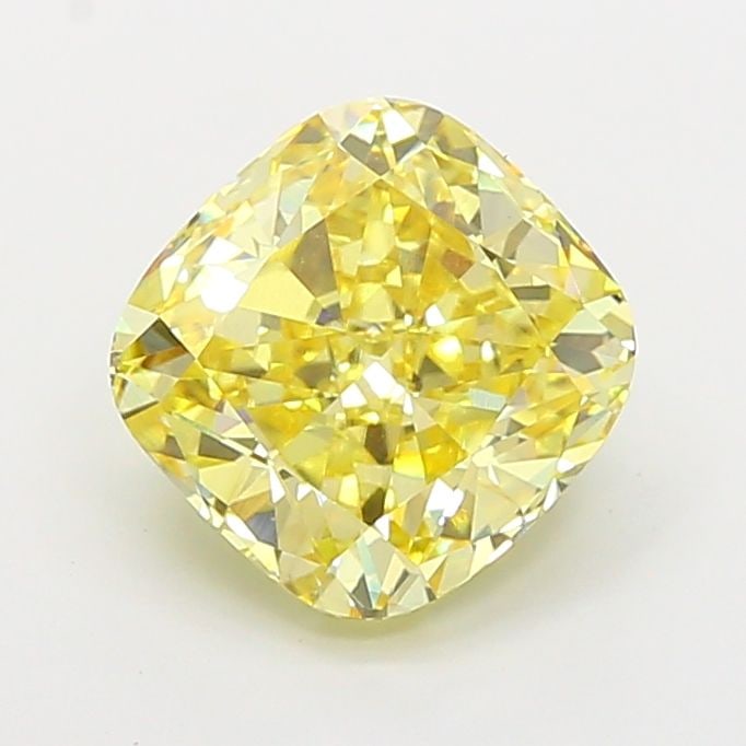 Loose Diamond - CUSHION MODIFIED 4.01ct Fancy Intense Yellow VS1: Loose Diamond - CUSHION MODIFIED 4.01ct Fancy Intense Yellow VS1 Source: This is a real non-mined Diamond that has been grown in a lab Shape: CUSHION MODIFIED Carats: 4.01 Color: Fancy Intense Yellow 