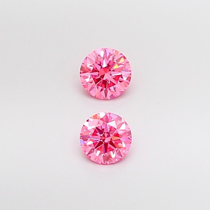 Ideal Loose Diamond - ROUND 0.5ct Fancy Vivid Pink VS1 (1 of 1)