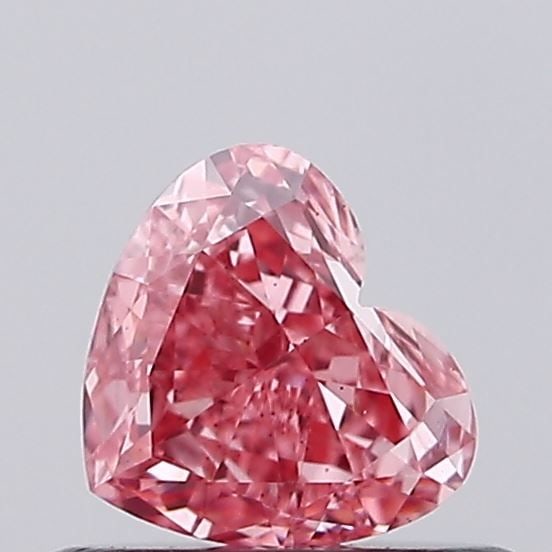 Loose Diamond - HEART 0.48ct Fancy Intense Pink VS2: Loose Diamond - HEART 0.48ct Fancy Intense Pink VS2 Source: This is a real non-mined Diamond that has been grown in a lab Shape: HEART Carats: 0.48 Color: Fancy Intense Pink Certification: NONE Video: