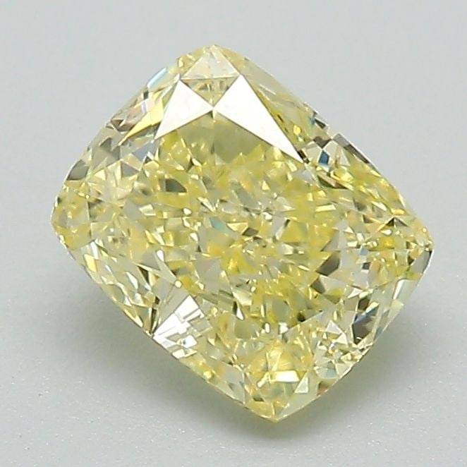 Loose Diamond - CUSHION MODIFIED 1.32ct Fancy Intense Yellow VS1: Loose Diamond - CUSHION MODIFIED 1.32ct Fancy Intense Yellow VS1 Source: This is a real non-mined Diamond that has been grown in a lab Shape: CUSHION MODIFIED Carats: 1.32 Color: Fancy Intense Yellow 