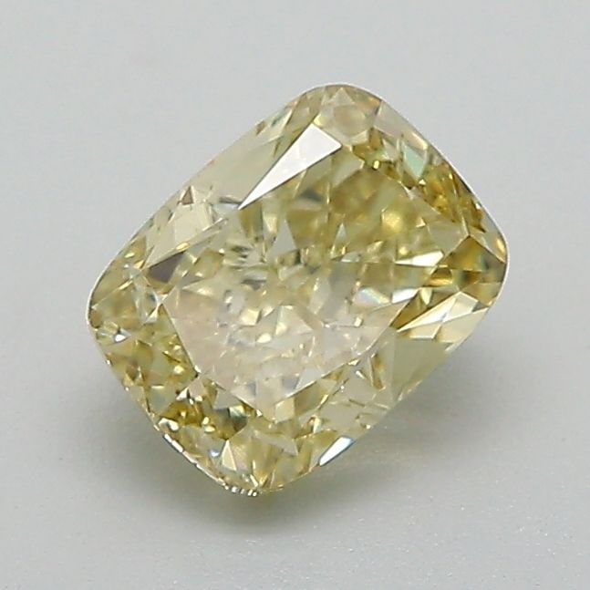 Loose Diamond - CUSHION MODIFIED 1.12ct Fancy Yellow VS1: Loose Diamond - CUSHION MODIFIED 1.12ct Fancy Yellow VS1 Source: This is a real non-mined Diamond that has been grown in a lab Shape: CUSHION MODIFIED Carats: 1.12 Color: Fancy Yellow Certification: I