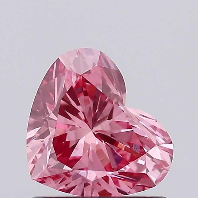 Loose Diamond - HEART 0.77ct Fancy Vivid Pink VS2: Loose Diamond - HEART 0.77ct Fancy Vivid Pink VS2 Source: This is a real non-mined Diamond that has been grown in a lab Shape: HEART Carats: 0.77 Color: Fancy Vivid Pink Certification: NONE Video: