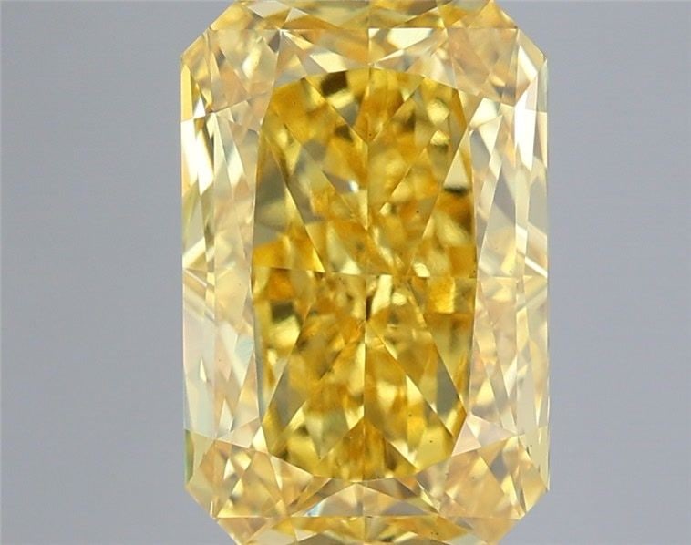 Loose Diamond - RADIANT 4.15ct Fancy Vivid Yellow VS1: Loose Diamond - RADIANT 4.15ct Fancy Vivid Yellow VS1 Source: This is a real non-mined Diamond that has been grown in a lab Shape: RADIANT Carats: 4.15 Color: Fancy Vivid Yellow Certification: IGI Vid