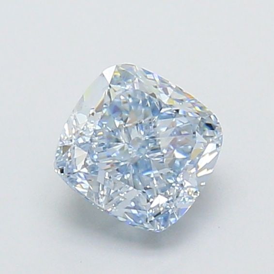 Loose Diamond - CUSHION MODIFIED 1.03ct Fancy Vivid Blue VVS1: Loose Diamond - CUSHION MODIFIED 1.03ct Fancy Vivid Blue VVS1 Source: This is a real non-mined Diamond that has been grown in a lab Shape: CUSHION MODIFIED Carats: 1.03 Color: Fancy Vivid Blue Certifi