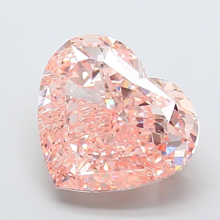 Loose Diamond - HEART 10.02ct Fancy Intense Pink VS1: Loose Diamond - HEART 10.02ct Fancy Intense Pink VS1 Source: This is a real non-mined Diamond that has been grown in a lab Shape: HEART Carats: 10.02 Color: Fancy Intense Pink Certification: IGI Video