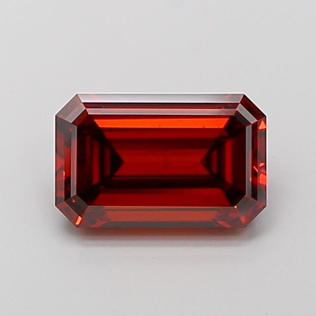 Loose Diamond - EMERALD 2.0ct Fancy Deep Orange VS2: Loose Diamond - EMERALD 2.0ct Fancy Deep Orange VS2 Source: This is a real non-mined Diamond that has been grown in a lab Shape: EMERALD Carats: 2.0 Color: Fancy Deep Orange Certification: IGI Video:
