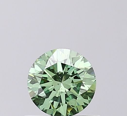 Loose Diamond - ROUND 0.44ct Fancy Vivid Green SI1: Loose Diamond - ROUND 0.44ct Fancy Vivid Green SI1 Source: This is a real non-mined Diamond that has been grown in a lab Shape: ROUND Carats: 0.44 Color: Fancy Vivid Green Certification: IGI Video: