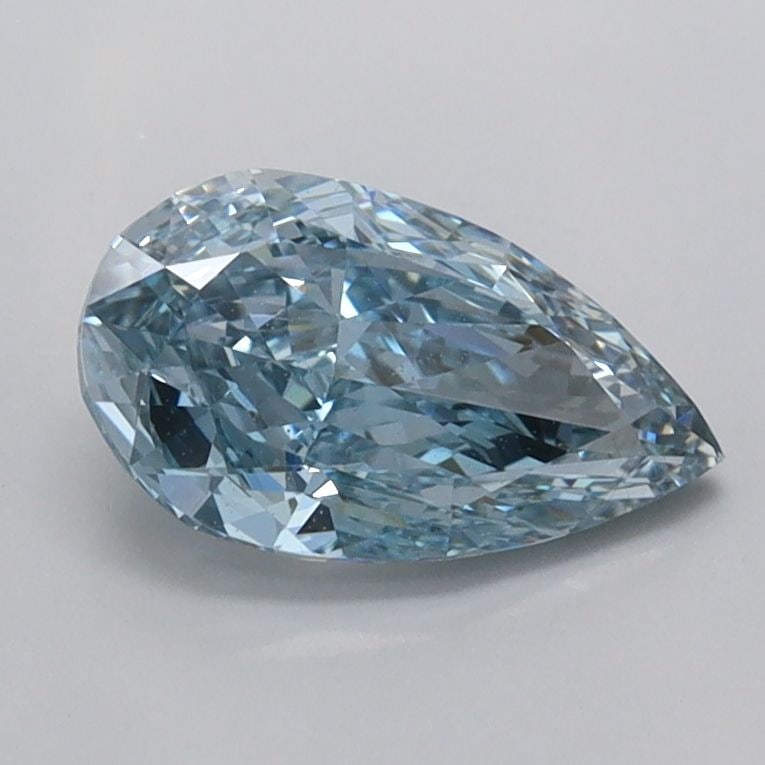 Loose Diamond - PEAR 1.0ct Fancy Intense Blue VS1: Loose Diamond - PEAR 1.0ct Fancy Intense Blue VS1 Source: This is a real non-mined Diamond that has been grown in a lab Shape: PEAR Carats: 1.0 Color: Fancy Intense Blue Certification: IGI Video:
