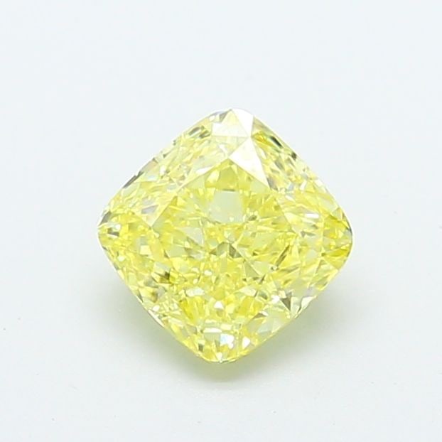 Loose Diamond - CUSHION MODIFIED 1.01ct Fancy Intense Yellow SI1: Loose Diamond - CUSHION MODIFIED 1.01ct Fancy Intense Yellow SI1 Source: This is a real non-mined Diamond that has been grown in a lab Shape: CUSHION MODIFIED Carats: 1.01 Color: Fancy Intense Yellow 