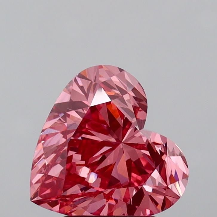 Loose Diamond - HEART 2.12ct Fancy Vivid Pink VS1: Loose Diamond - HEART 2.12ct Fancy Vivid Pink VS1 Source: This is a real non-mined Diamond that has been grown in a lab Shape: HEART Carats: 2.12 Color: Fancy Vivid Pink Certification: IGI Video: