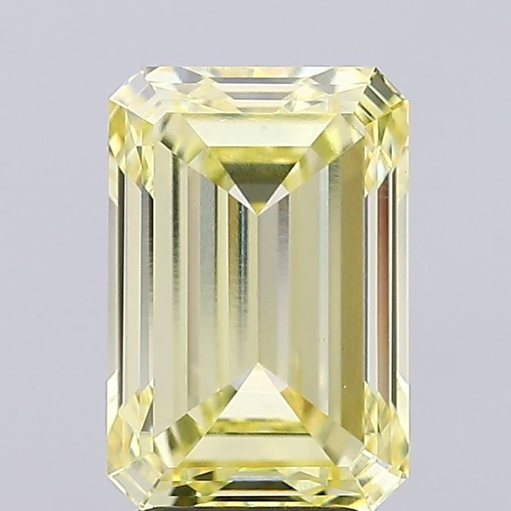 Loose Diamond - EMERALD 3.54ct Fancy Yellow VS1: Loose Diamond - EMERALD 3.54ct Fancy Yellow VS1 Source: This is a real non-mined Diamond that has been grown in a lab Shape: EMERALD Carats: 3.54 Color: Fancy Yellow Certification: IGI Video: