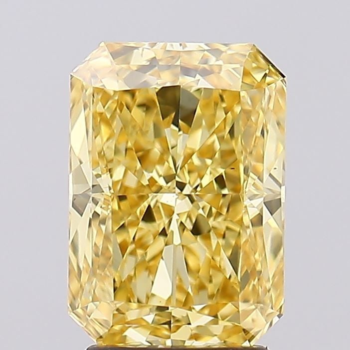 Loose Diamond - RADIANT 3.03ct Fancy Intense Yellow VS1: Loose Diamond - RADIANT 3.03ct Fancy Intense Yellow VS1 Source: This is a real non-mined Diamond that has been grown in a lab Shape: RADIANT Carats: 3.03 Color: Fancy Intense Yellow Certification: IGI