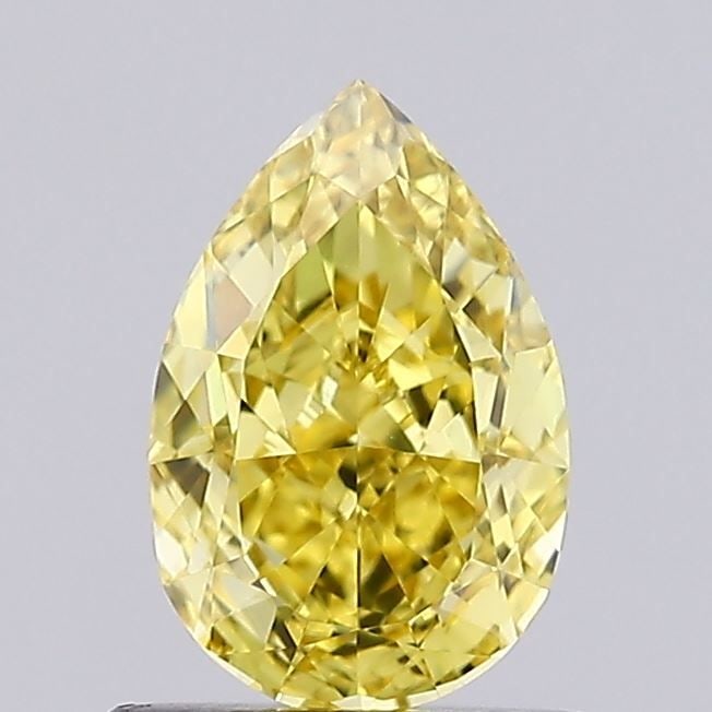 Loose Diamond - PEAR 1.04ct Fancy Vivid Yellow VVS2: Loose Diamond - PEAR 1.04ct Fancy Vivid Yellow VVS2 Source: This is a real non-mined Diamond that has been grown in a lab Shape: PEAR Carats: 1.04 Color: Fancy Vivid Yellow Certification: IGI Video:
