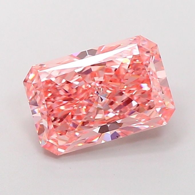 Loose Diamond - RADIANT 3.32ct Fancy Vivid Pink VVS2: Loose Diamond - RADIANT 3.32ct Fancy Vivid Pink VVS2 Source: This is a real non-mined Diamond that has been grown in a lab Shape: RADIANT Carats: 3.32 Color: Fancy Vivid Pink Certification: IGI Video: