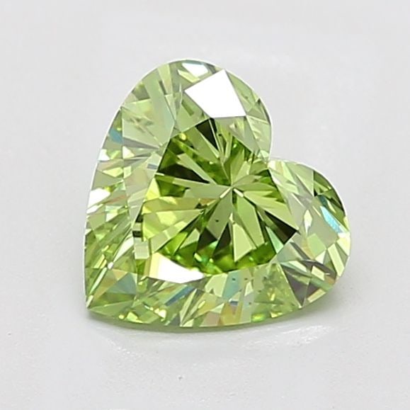 Loose Diamond - HEART 2.0ct Fancy Vivid Green VS2: Loose Diamond - HEART 2.0ct Fancy Vivid Green VS2 Source: This is a real non-mined Diamond that has been grown in a lab Shape: HEART Carats: 2.0 Color: Fancy Vivid Green Certification: IGI Video: