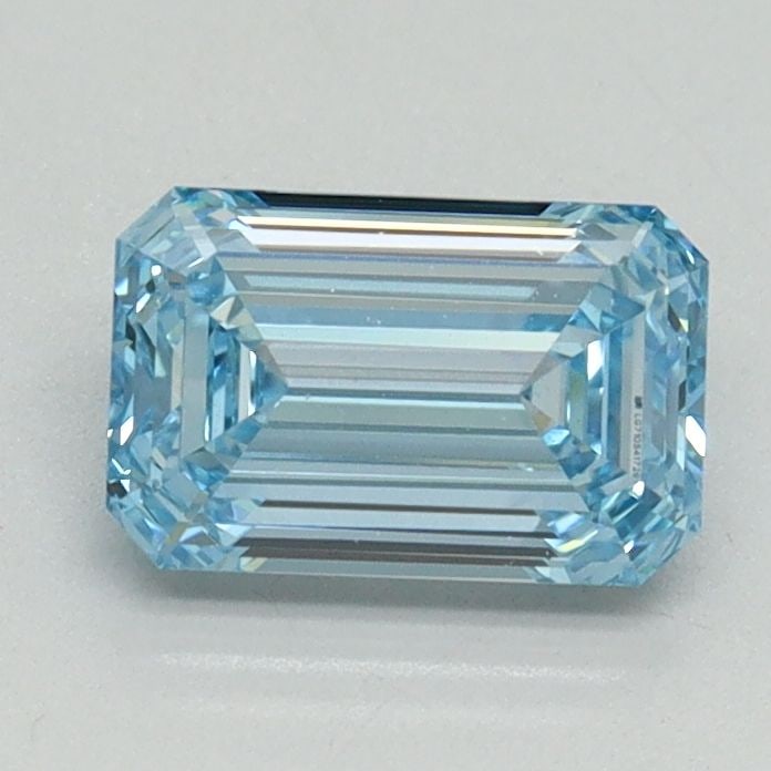 Loose Diamond - EMERALD 1.06ct Fancy Intense Blue VVS2: Loose Diamond - EMERALD 1.06ct Fancy Intense Blue VVS2 Source: This is a real non-mined Diamond that has been grown in a lab Shape: EMERALD Carats: 1.06 Color: Fancy Intense Blue Certification: IGI Vi