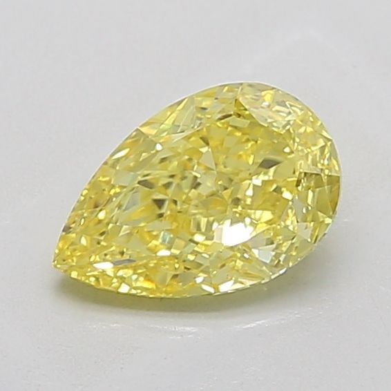 Loose Diamond - PEAR 1.57ct Fancy Vivid Yellow VS1: Loose Diamond - PEAR 1.57ct Fancy Vivid Yellow VS1 Source: This is a real non-mined Diamond that has been grown in a lab Shape: PEAR Carats: 1.57 Color: Fancy Vivid Yellow Certification: IGI Video: