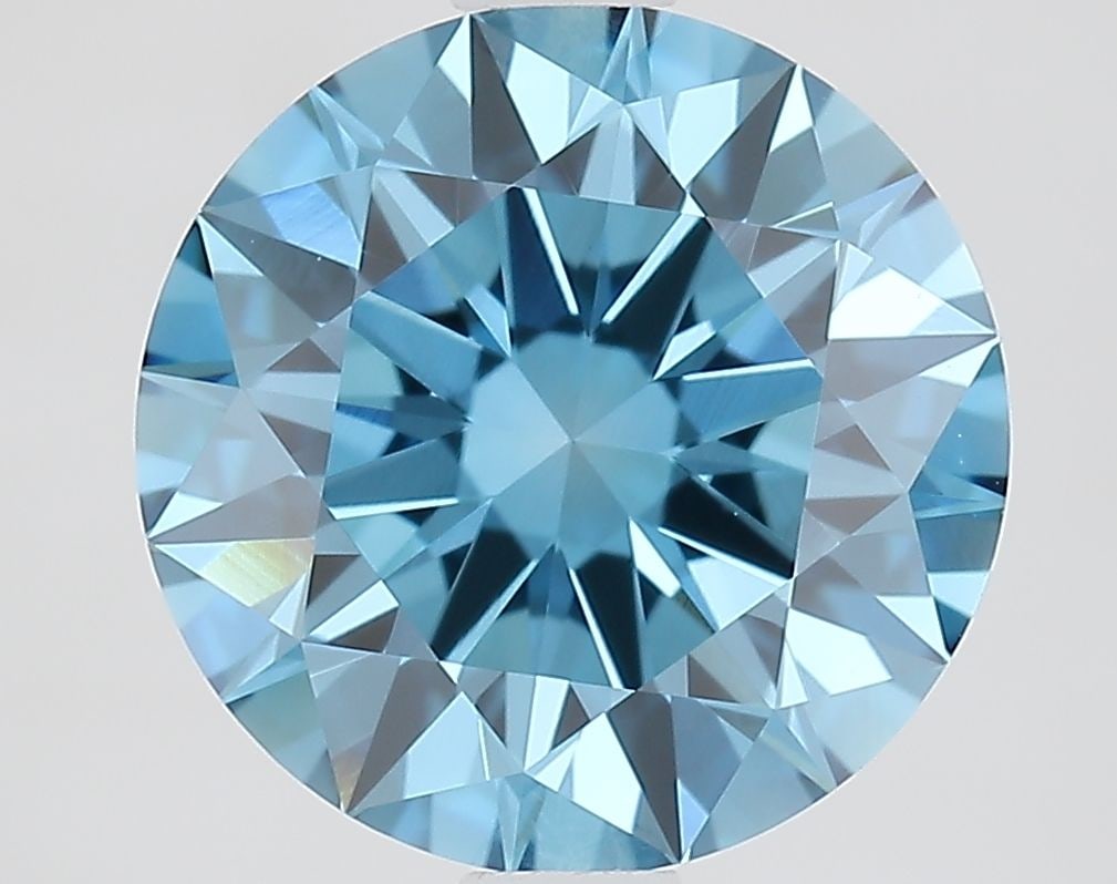 Ideal Loose Diamond - ROUND 1.92ct Fancy Vivid Blue VVS2: Ideal Loose Diamond - ROUND 1.92ct Fancy Vivid Blue VVS2 Source: This is a real non-mined Diamond that has been grown in a lab Shape: ROUND Carats: 1.92 Color: Fancy Vivid Blue Certification: IGI Vide